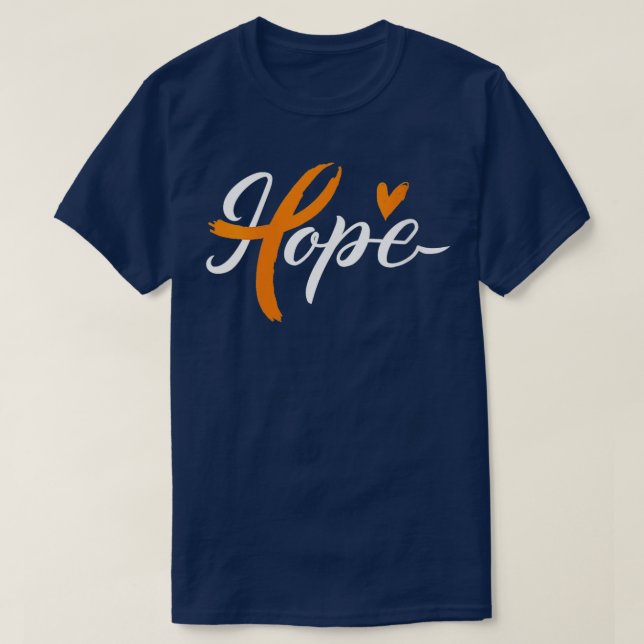 T-shirt Les Femmes Espèrent La Leucémie Support Chemise Po (Design devant)