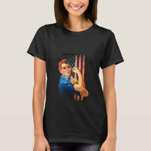 T-shirt Les femmes font le tour du Riveter et portent le d