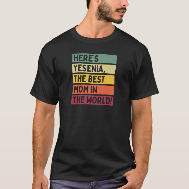 T-shirt Les femmes ici Carolina La meilleure maman du mond (Devant)