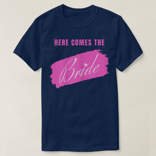 T-shirt Les Femmes Ici Viennent L'Épouse (Design devant)