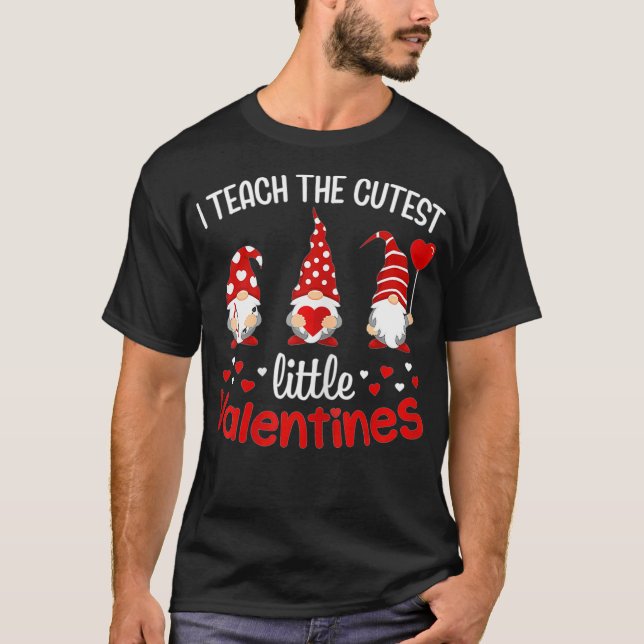 T-shirt Les Femmes J'Enseigne Les Petites Valentines Les P (Devant)