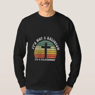 T-shirt Les Femmes Jésus Ce N'Est Pas Une Religion C'Est U