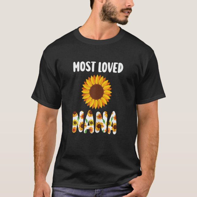 T-shirt Les femmes les plus aimées Nana Nana Grandma (Devant)