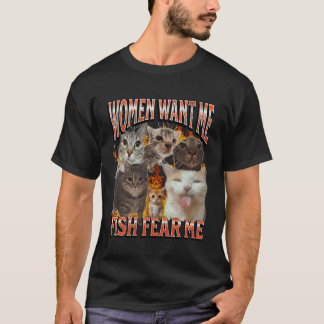 T-shirt Les femmes me veulent, les poissons me craignent M