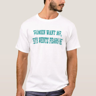 T-shirt Les femmes me veulent pete wentz me craint