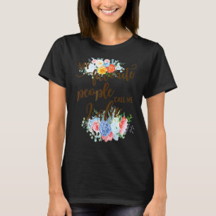 T-shirt Les Femmes Mes Gens Favoris M'Appelent Lola Filipi