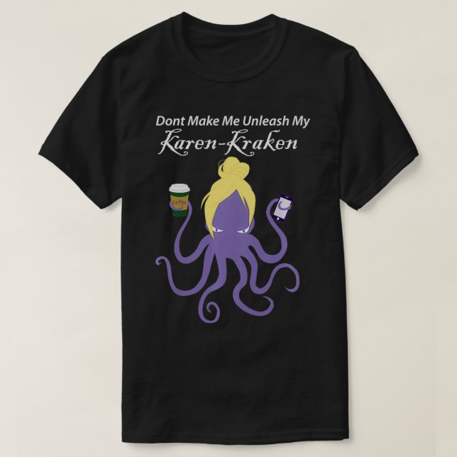 T-shirt Les femmes ne me font pas libérer mon premier kare (Design devant)
