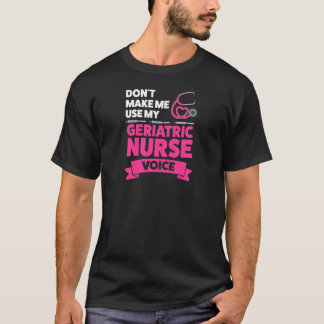 T-shirt Les femmes ne me font pas utiliser ma voix d'infir