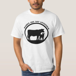 T-shirt Les femmes ne sont pas bétail