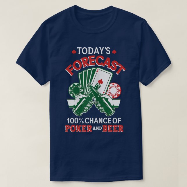 T-shirt Les Femmes Prévoient Aujourd'Hui 100% Chance De Po (Design devant)