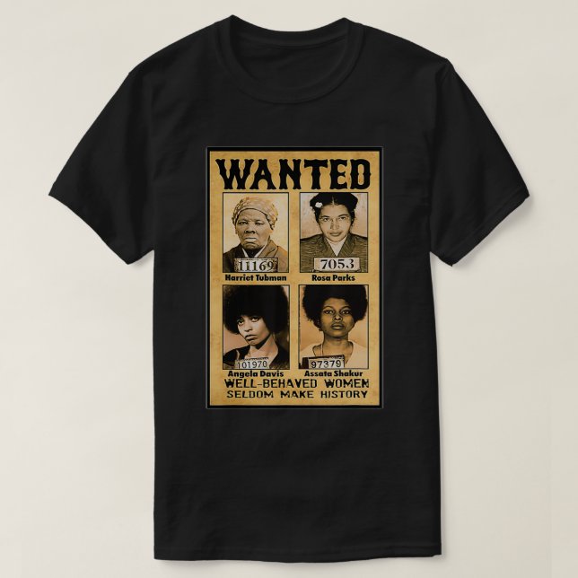 T-shirt Les femmes Recherchées bien conduites font raremen (Design devant)
