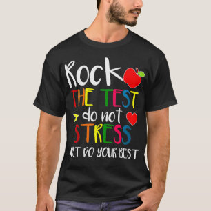 T-shirt Les femmes rochent le test de l'enseignant jour de