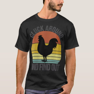 T-shirt Les femmes s'accrochent et découvrent le poulet Vi