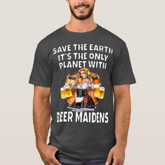 T-shirt Les femmes sauvent la Terre C'est la seule planète
