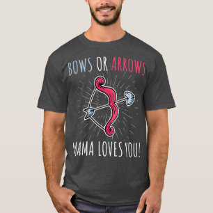 T-shirt Les Femmes Sexe Révèle Des Flèches Ou Frappe Mama 