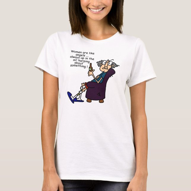 T-shirt Les Femmes Sont Comme Des Anges (Devant)