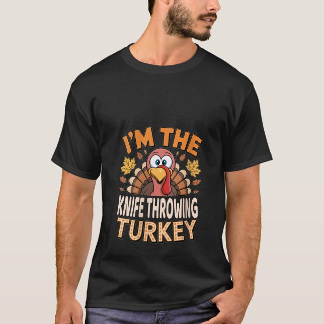 T-shirt Les femmes Thanksgiving Matching Je suis Knife Thr (Devant)