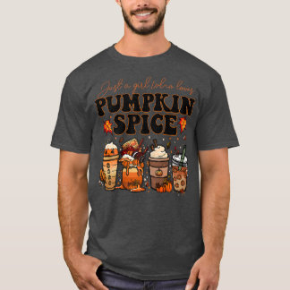 T-shirt Les femmes tombent café Citrouille épice latte gla
