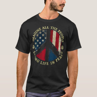 T-shirt Les Femmes Tout Le Peuple Imaginent Vivre La Vie E