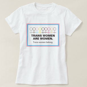 T-shirt Les femmes trans sont des femmes Symbole Femme Fig
