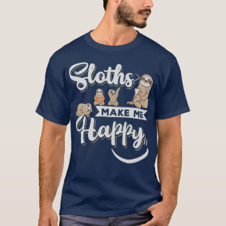 T-shirt Les fentes me rendent heureux