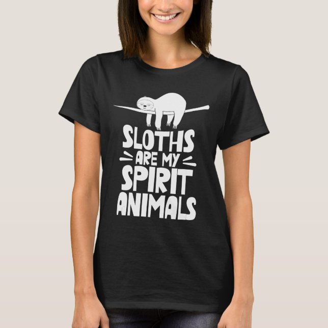 T-shirt Les Fentes Sont Mon Esprit Les Animaux Mignons Laz (Devant)