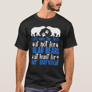 T-SHIRT LES FEUILLES SAUVENT L'ARCTIQUE SI CE N'EST POUR L