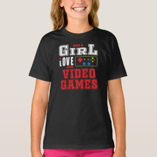 T-shirt Les filles adorent les jeux vidéo