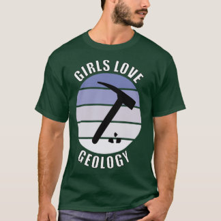 T-shirt Les filles aiment la géologie 17