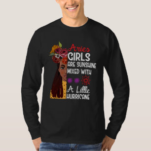 T-shirt Les Filles Bélier Sont Du Soleil Mélangé Avec Un P