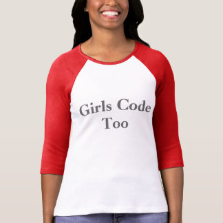 T-shirt Les filles codent aussi