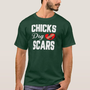 T-shirt Les filles creusent des cicatrices