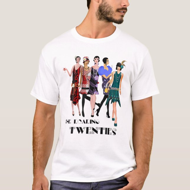 T-shirt Les Filles de Roaring Twenties (Devant)
