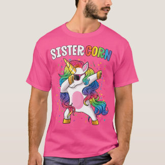 T-shirt Les Filles De Sistercorn Chemise Unicorne Annivers