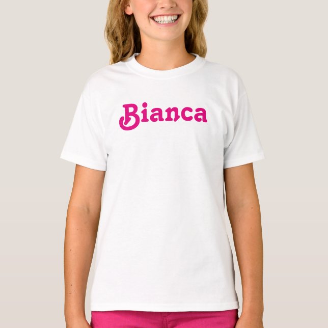 T-shirt Les Filles des vêtements Bianca (Devant)
