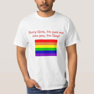 T-shirt Les filles désolées, je ne suis pas juste dans