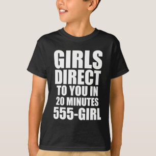 T-shirt Les filles dirigent vers vous