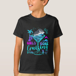 T-shirt Les filles en croisière 2025 Voyage de vacances We