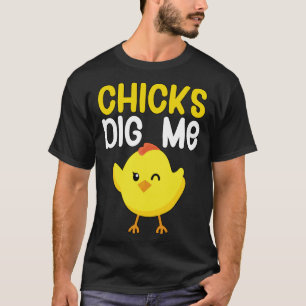 T-shirt Les filles me creusent