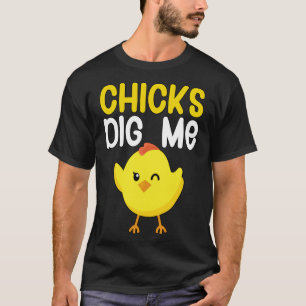 T-shirt Les filles me creusent