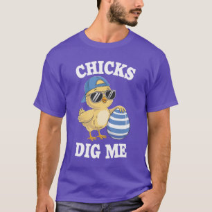 T-shirt Les filles me creuser Jouer Retro Graphic Tee pour