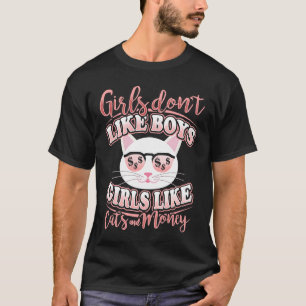 T-shirt Les filles n'aiment pas les garçons Les filles com