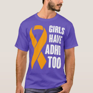 T-shirt Les Filles Ont Ajouté À La Sensibilisation Neurodi