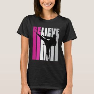 T-shirt Les filles roses croient Jiu Jitsu Motivational Sq