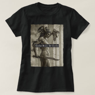 T-shirt Les Filles Seront Des Filles Medusa Feminist