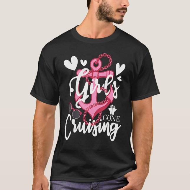 T-shirt Les filles sont parties Cruise Cruise Navire Cruis (Devant)