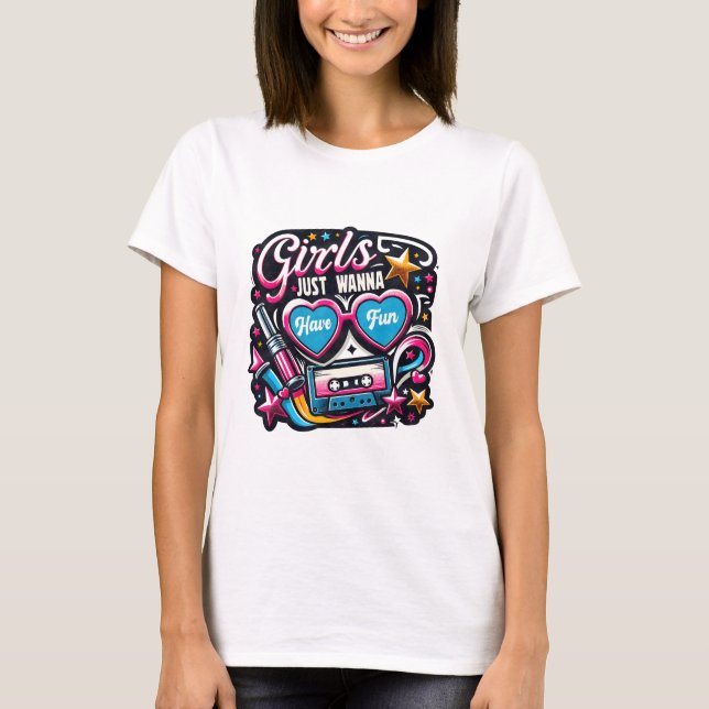 T-shirt Les Filles Veux Juste S'Amuser (Devant)