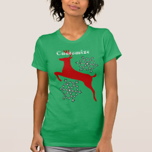 T-shirt Les flocons de neige de Red Deer