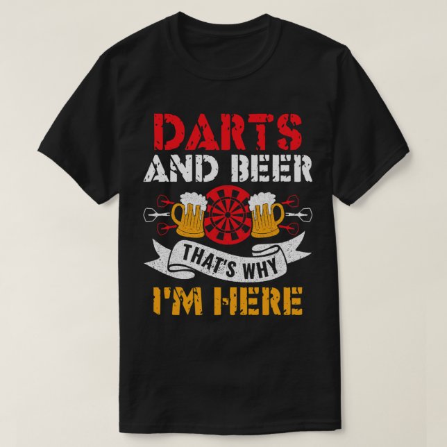 T-shirt Les Fosses De Bière Et C'Est La Bière Pourquoi Je  (Design devant)