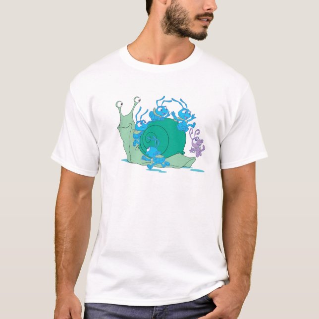 T-shirt Les fourmis jouent sur un disney de luge (Devant)